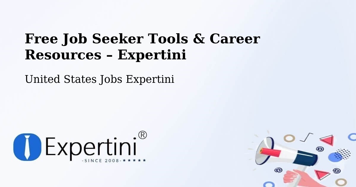 Free Job Seeker Tools & Career Resources – Bear Creek - Bear Creek, United States Jobs Expertini
