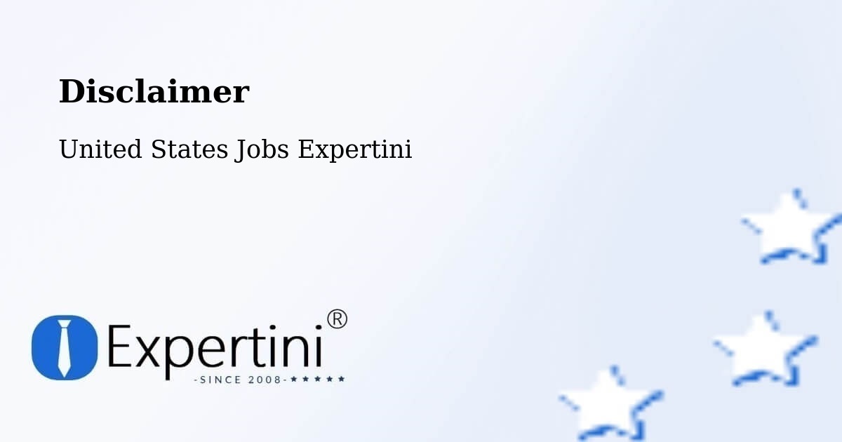 Disclaimer – Bear Creek - United States Jobs Expertini